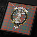 1stScotland Jewelry - Matheson Ancient Clan Tartan Crest Graceful Love Giraffe Necklace A7 |  1stScotland