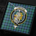 1stScotland Jewelry - Campbell of Cawdor Ancient Clan Tartan Crest Graceful Love Giraffe Necklace A7 |  1stScotland