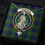 1stScotland Jewelry - Dundas Modern 02 Clan Tartan Crest Graceful Love Giraffe Necklace A7 |  1stScotland