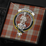 1stScotland Jewelry - Davidson Dress Dancers Clan Tartan Crest Graceful Love Giraffe Necklace A7 |  1stScotland