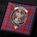 1stScotland Jewelry - Wishart Dress Clan Tartan Crest Graceful Love Giraffe Necklace A7 |  1stScotland