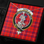 1stScotland Jewelry - Rose Modern Clan Tartan Crest Graceful Love Giraffe Necklace A7 |  1stScotland