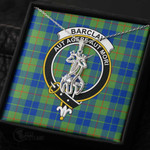 1stScotland Jewelry - Barclay Hunting Ancient Clan Tartan Crest Graceful Love Giraffe Necklace A7 |  1stScotland