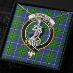 1stScotland Jewelry - Turnbull Hunting Clan Tartan Crest Graceful Love Giraffe Necklace A7 |  1stScotland