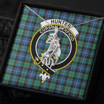 1stScotland Jewelry - Hunter Ancient Clan Tartan Crest Graceful Love Giraffe Necklace A7 |  1stScotland