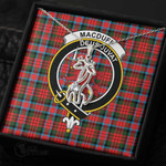 1stScotland Jewelry - MacDuff Modern Clan Tartan Crest Graceful Love Giraffe Necklace A7 |  1stScotland
