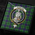 1stScotland Jewelry - Duncan Modern Clan Tartan Crest Graceful Love Giraffe Necklace A7 |  1stScotland