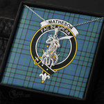 1stScotland Jewelry - Matheson Hunting Ancient Clan Tartan Crest Graceful Love Giraffe Necklace A7 |  1stScotland