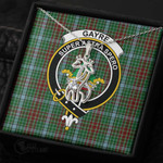 1stScotland Jewelry - Gayre Clan Tartan Crest Graceful Love Giraffe Necklace A7 |  1stScotland