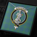 1stScotland Jewelry - Montgomery Ancient Clan Tartan Crest Graceful Love Giraffe Necklace A7 |  1stScotland