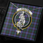 1stScotland Jewelry - Hunter Modern Clan Tartan Crest Graceful Love Giraffe Necklace A7 |  1stScotland