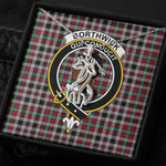 1stScotland Jewelry - Borthwick Ancient Clan Tartan Crest Graceful Love Giraffe Necklace A7 |  1stScotland