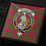 1stScotland Jewelry - MacKintosh Modern Clan Tartan Crest Graceful Love Giraffe Necklace A7 |  1stScotland
