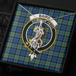 1stScotland Jewelry - Baird Ancient Clan Tartan Crest Graceful Love Giraffe Necklace A7 |  1stScotland