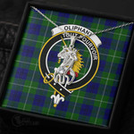 1stScotland Jewelry - Oliphant Modern Clan Tartan Crest Graceful Love Giraffe Necklace A7 |  1stScotland