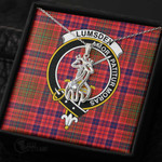 1stScotland Jewelry - Lumsden Modern Clan Tartan Crest Graceful Love Giraffe Necklace A7 |  1stScotland