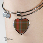 1stScotland Jewelry - Mackintosh Hunting Weathered Tartan Heart Bangle A7 | 1stScotland