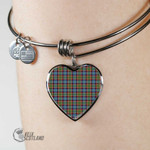 1stScotland Jewelry - Aikenhead Tartan Heart Bangle A7 | 1stScotland