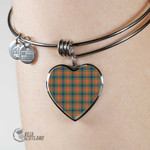 1stScotland Jewelry - Wilson Ancient Tartan Heart Bangle A7 | 1stScotland