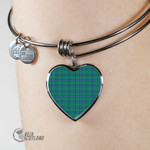 1stScotland Jewelry - Irvine Ancient Tartan Heart Bangle A7 | 1stScotland