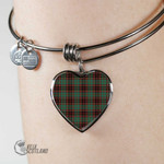 1stScotland Jewelry - Buchan Ancient Tartan Heart Bangle A7 | 1stScotland
