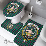 1stScotland Home Set - Urquhart Broad Red Ancient Clan Tartan Crest Tartan Bathroom Set A7 | 1stScotland