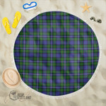 1stScotland Blanket - Robertson Hunting Modern Tartan Beach Blanket A7 | 1stScotland