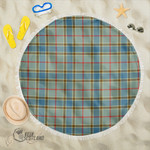 1stScotland Blanket - Balfour Blue Tartan Beach Blanket A7 | 1stScotland