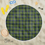 1stScotland Blanket - Reid Green Tartan Beach Blanket A7 | 1stScotland