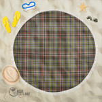 1stScotland Blanket - SCOTT GREEN WEATHERED Tartan Beach Blanket A7 | 1stScotland
