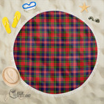 1stScotland Blanket - MacPherson Modern Tartan Beach Blanket A7 | 1stScotland