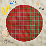 1stScotland Blanket - Morrison Red Modern Tartan Beach Blanket A7 | 1stScotland