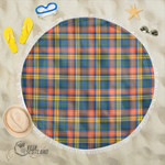 1stScotland Blanket - Buchanan Ancient Tartan Beach Blanket A7 | 1stScotland