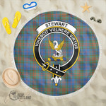 1sttheworld Blanket - Stewart of Appin Hunting Ancient Clan Tartan Crest Tartan Beach Blanket A7 | 1sttheworld