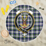 1sttheworld Blanket - Gordon Dress Modern Clan Tartan Crest Tartan Beach Blanket A7 | 1sttheworld