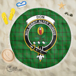 1sttheworld Blanket - Don _Tribe of Mar Clan Tartan Crest Tartan Beach Blanket A7 | 1sttheworld