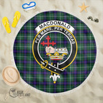 1sttheworld Blanket - MacDonald of the Isles Hunting Modern Clan Tartan Crest Tartan Beach Blanket A7 | 1sttheworld