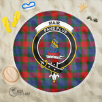 1sttheworld Blanket - Mar Clan Tartan Crest Tartan Beach Blanket A7 | 1sttheworld