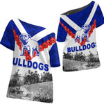Canterbury-Bankstown Bulldogs Anzac Day Original - Rugby Team Off Shoulder T-Shirt | Lovenewzealand.co