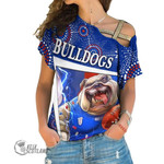 Western Bulldogs Bulldogs Indigenous - Football Team One Shoulder Shirt | Lovenewzealand.co
