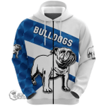 Bulldogs Zip Hoodie Sporty Style | Lovenewzealand.co