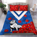 Bulldogs Bedding Set Anzac Day Poppy Flowers TH4 | Lovenewzealand.co