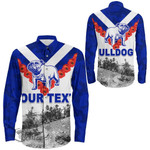 (Custom) Canterbury-Bankstown Bulldogs Anzac Day Original - Rugby Team Long Sleeve Button Shirt| Lovenewzealand.co
