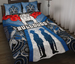 Australia Bulldogs Rugby Quilt Bed Set Anzac Day Survival World TH12 | Lovenewzealand.co