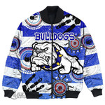 Canterbury-Bankstown Bulldogs Indigenous Victorian Vibes Version 2.0 - Rugby Team Bomber Jackets | Lovenewzealand.co