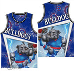 Western Bulldogs Bulldogs Indigenous Special Style - Football Team Basketball Jersey | Lovenewzealand.co
