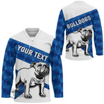 (Custom) Canterbury-Bankstown Bulldogs Simple - Rugby Team Hockey Jersey | Lovenewzeland.co