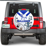 Canterbury-Bankstown Bulldogs Indigenous Special White mix Blue - Rugby Team Spare Tire Cover | Lovenewzealand.co
