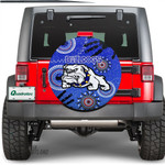 Canterbury-Bankstown Bulldogs Indigenous Victorian Vibes - Rugby Team Spare Tire Cover | Lovenewzealand.co
