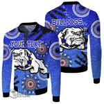(Custom) Canterbury-Bankstown Bulldogs Indigenous Victorian Vibes - Rugby Team Fleece Winter jacket | Lovenewzeland.co
